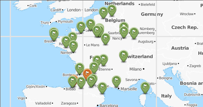 carte de france des villages alternatifs