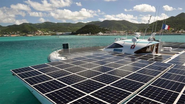 Tour du monde en bateau fonctionnant uniquement à l’énergie solaire