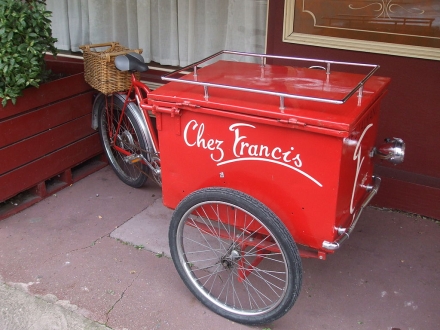 Velo cargo, triporteur et commerce ambulant