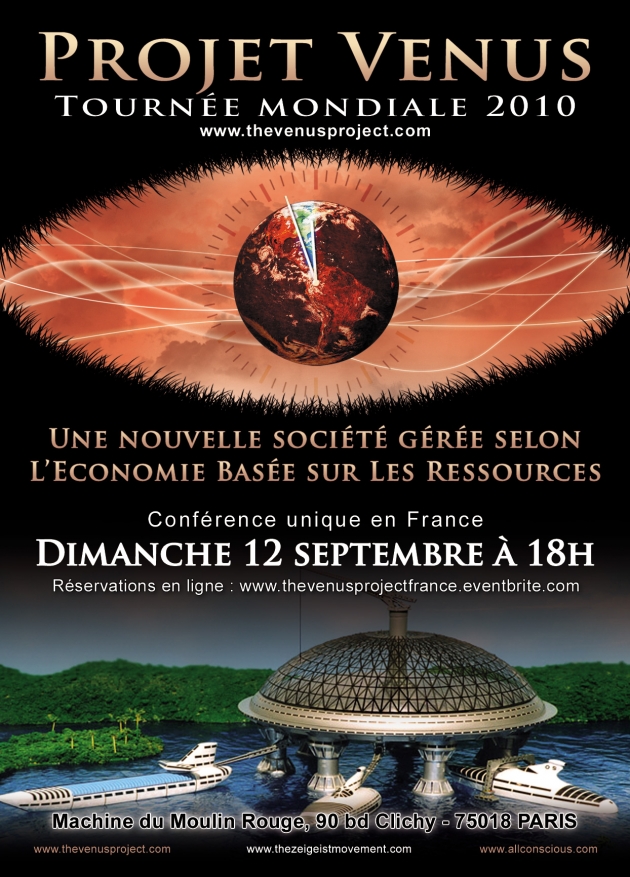 Projet Venus 2010 : Conférence unique en France