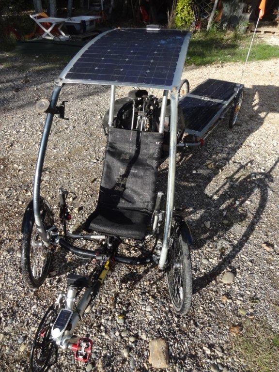 Proto-trike : Vélo electrique avec autonomie de 200 Km