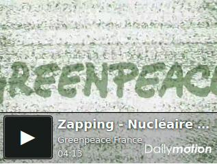 Fukushima : le Zapping de Greenpeace